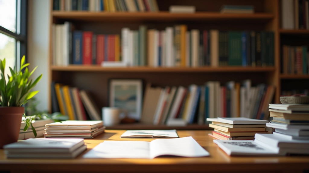 Biblioteca de referências artísticas e materiais educacionais organizados
